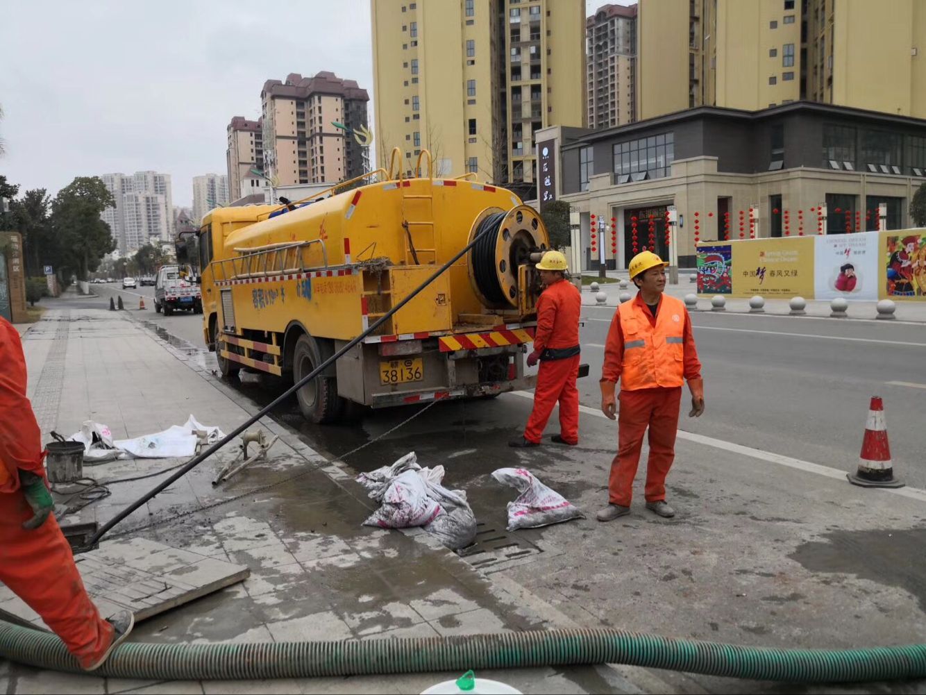 措美排污管道清淤-管道清洗